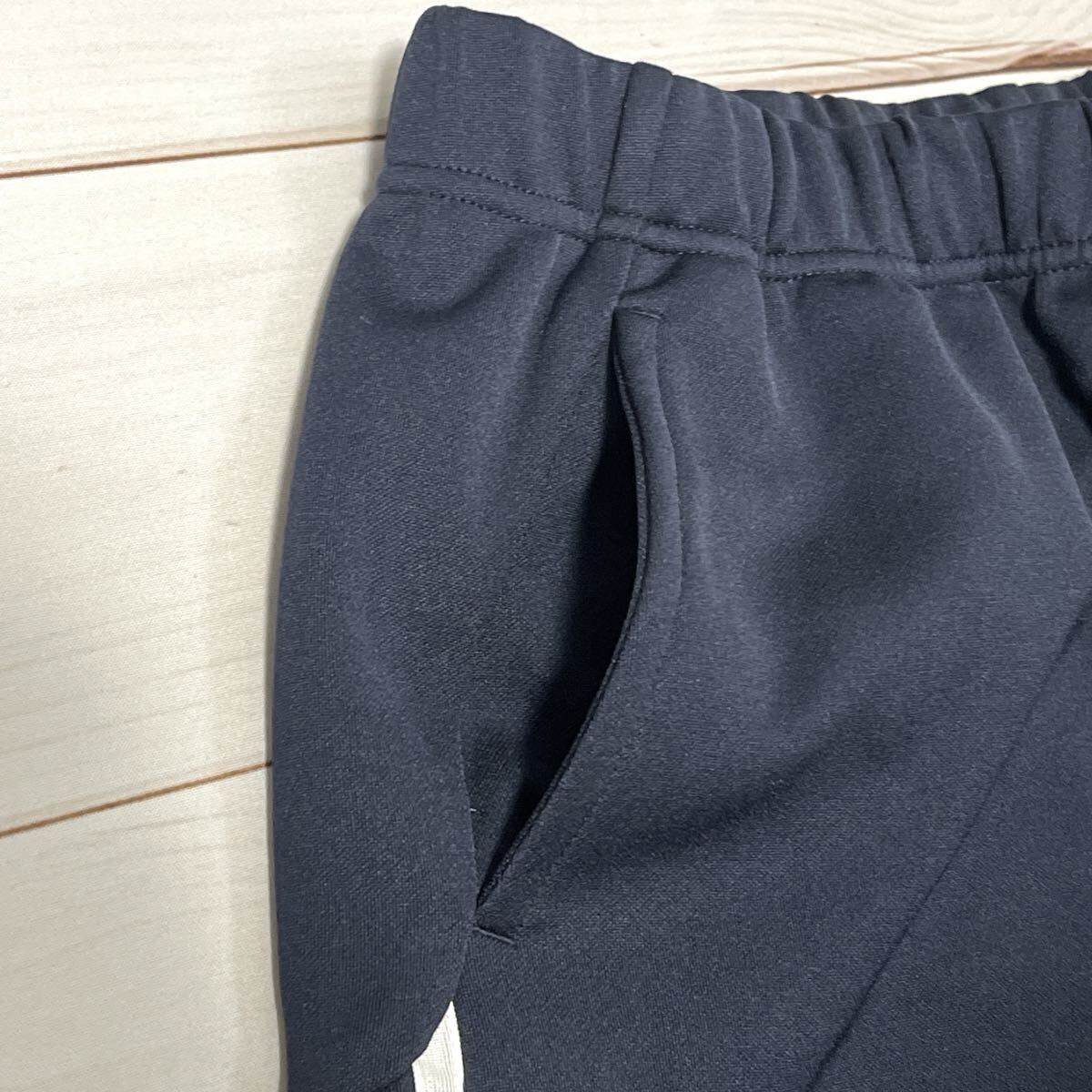 adidas アディダス トラックパンツ ジャージ ロング丈 脚長効果 レディース ボトムス アウトドア トレーニング スポーツ ネイビー 紺 L_画像6