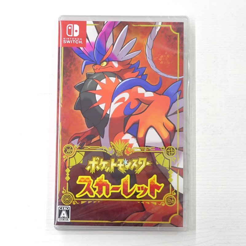 ★未開封★Nintendo Switchソフト ポケットモンスター スカーレット (スイッチソフト/ポケモン)★【GM646】