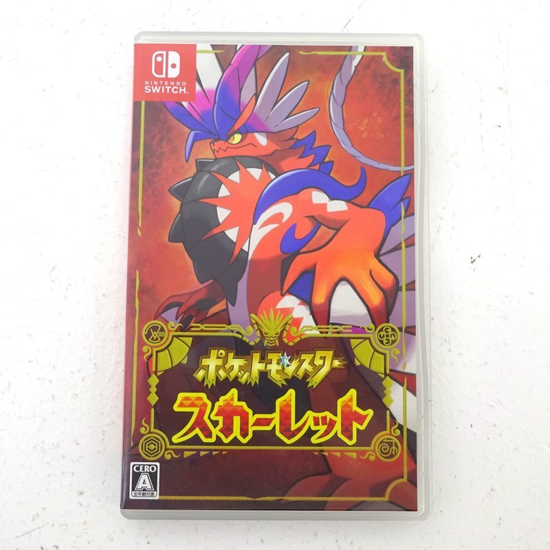 ★中古★Nintendo Switchソフト ポケットモンスター スカーレット (ポケモン/ニンテンドースイッチ/任天堂/スイッチ)★【GM646】