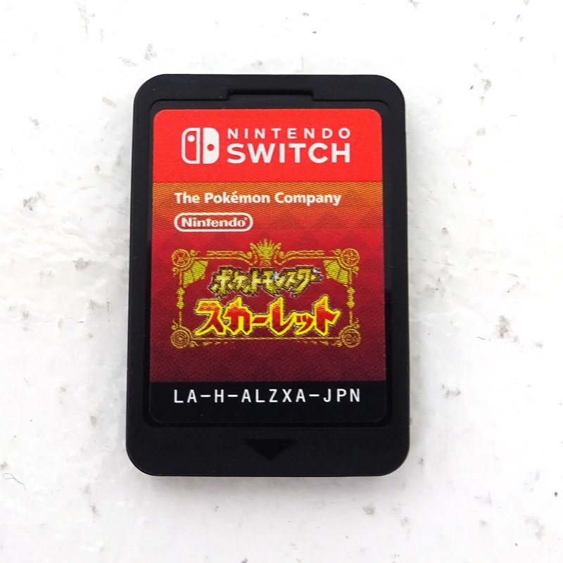 ★中古★Nintendo Switchソフト ポケットモンスター スカーレット (ポケモン/ニンテンドースイッチ/任天堂/スイッチ)★【GM646】