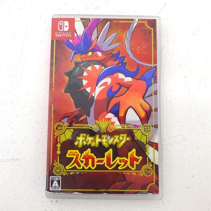 ★中古★Nintendo Switchソフト ポケットモンスター スカーレット (ポケモン/ニンテンドースイッチ/任天堂/スイッチ)★【GM646】