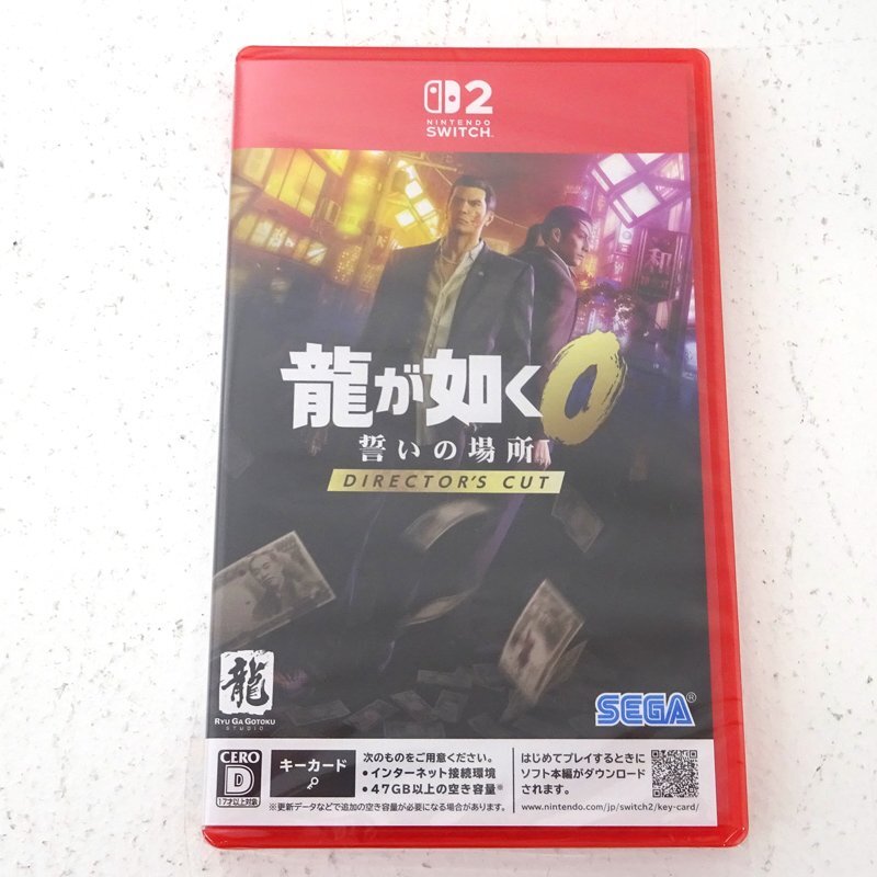 ★未開封★Nintendo Switch2ソフト 龍が如く0 誓いの場所 Director's Cut (Switch2/スイッチ2)★【GM622】