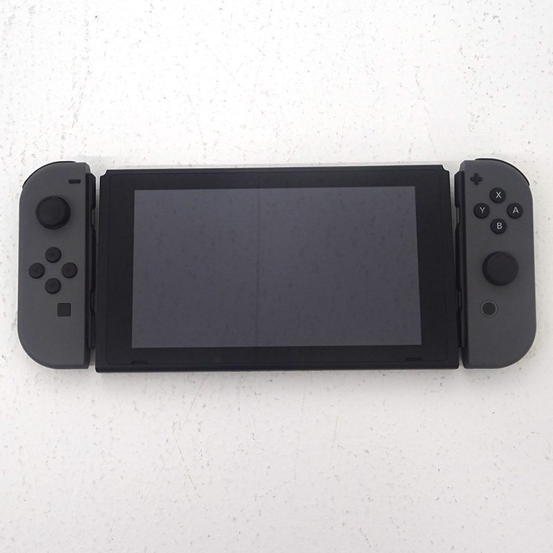 ★中古★Nintendo Switch 本體 Joy-Con(L)/(R)グレー HAC-S-KAAAA 舊型 初期型 (ニンテンドースイッチ/任天堂)★【GM649】