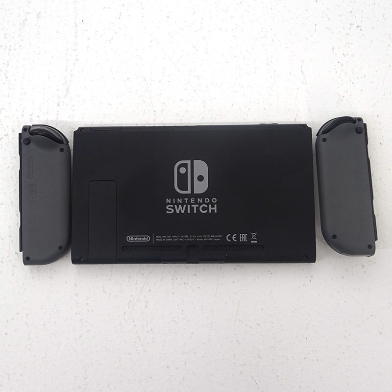 ★中古★Nintendo Switch 本體 Joy-Con(L)/(R)グレー HAC-S-KAAAA 舊型 初期型 (ニンテンドースイッチ/任天堂)★【GM649】