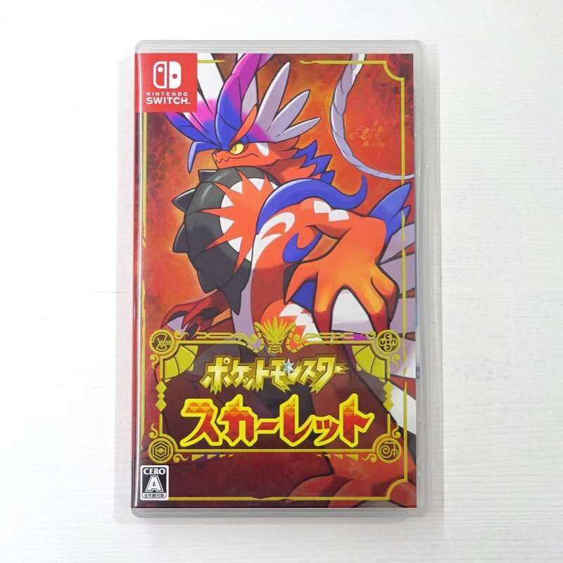 ★中古★Nintendo Switchソフト ポケットモンスター スカーレット (スイッチソフト/ポケモン)★【GM646】