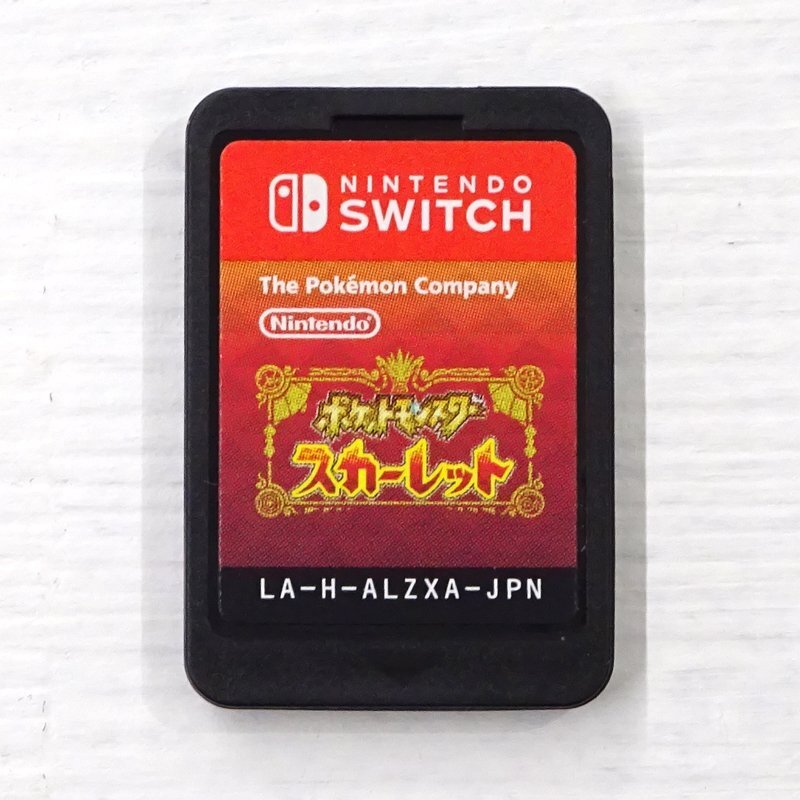 ★中古★Nintendo Switchソフト ポケットモンスター スカーレット (スイッチソフト/ポケモン)★【GM646】