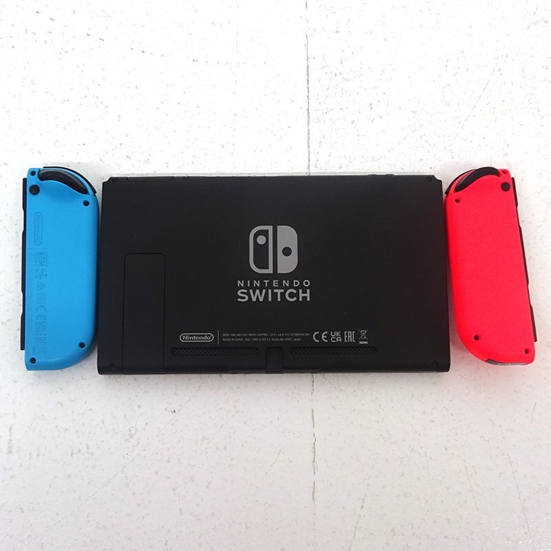 ★中古★Nintendo Switch 本體 Joy-Con(L)ネオンブルー/(R)ネオンレッド HAD-S-KABAA (ニンテンドースイッチ/任天堂)★【GM649】