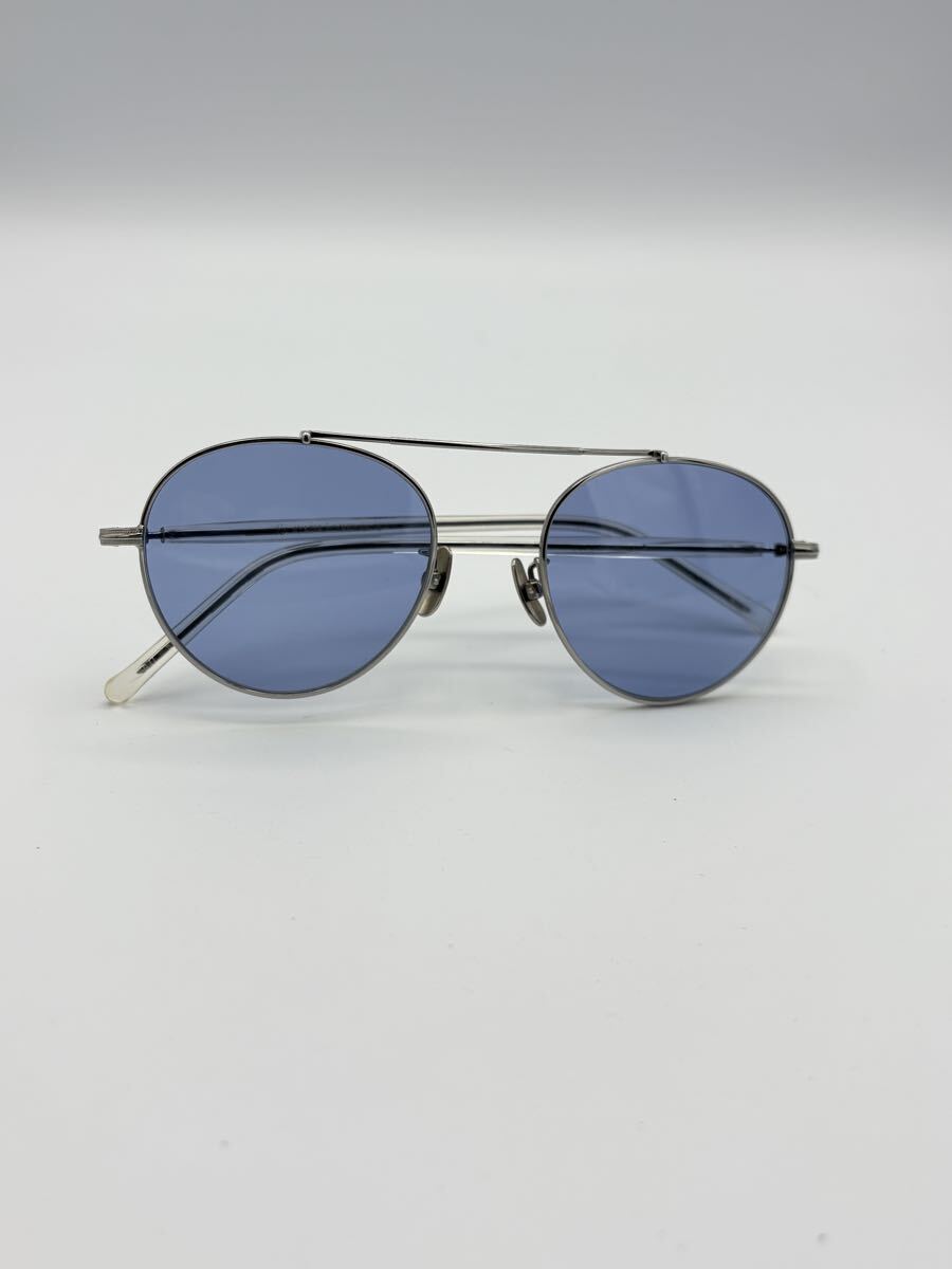 【美品】ayame アヤメ tunnel ハイブリッジ ボストン シルバー サングラス 軽量 チタン製 アイヴァン BJ 金子 ジンズ 鯖江製_画像9
