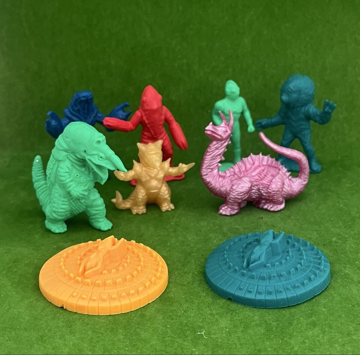 ● ウルトラセブン 宇宙竜 ナース ● ウルトラマン 怪獣 消しゴム まとめて 9体セット ● 検》 ポピー 丸越 円谷 ソフビ フィギュア 当時物_画像1