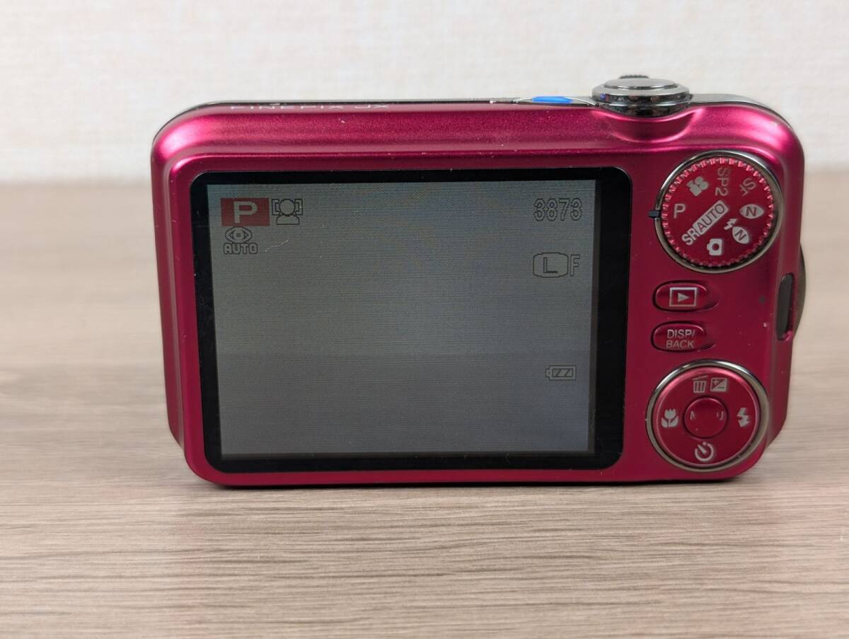 【動作良好！】FUJIFILM FinePix JX400 レッド 軽量コンパクトで初心者でも安心
