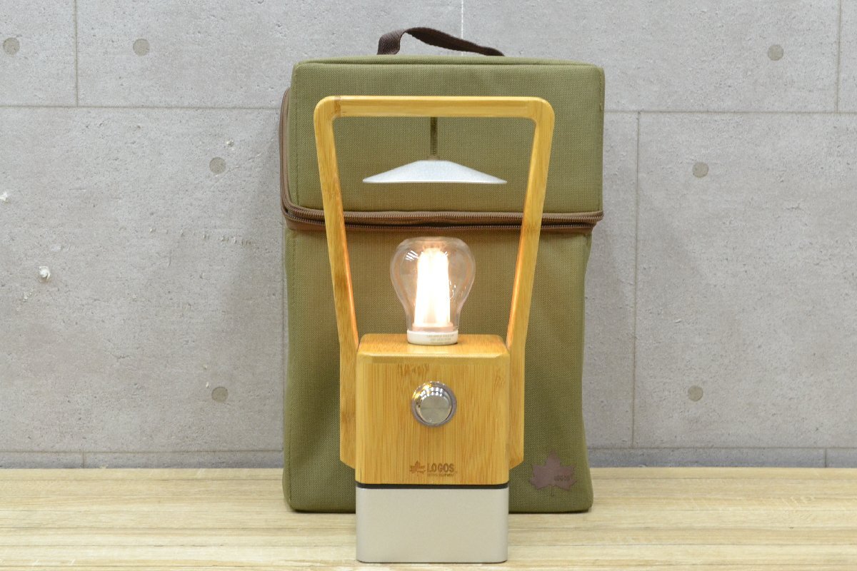 k1182# Logos LOGOS#Bamboo LED фонарь #USB заряжающийся уличный  k1182# Logos LOGOS#Bamboo LED фонарь #USB заряжающийся уличный