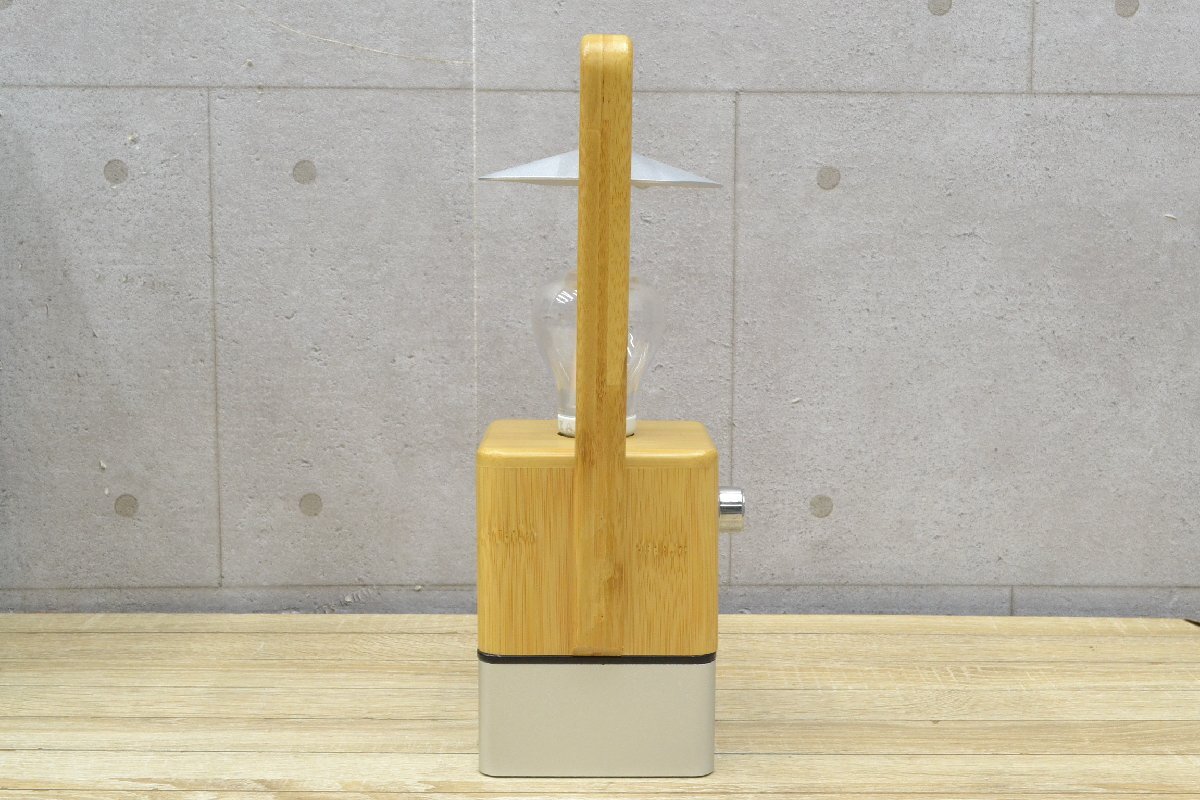 k1182# Logos LOGOS#Bamboo LED фонарь #USB заряжающийся уличный