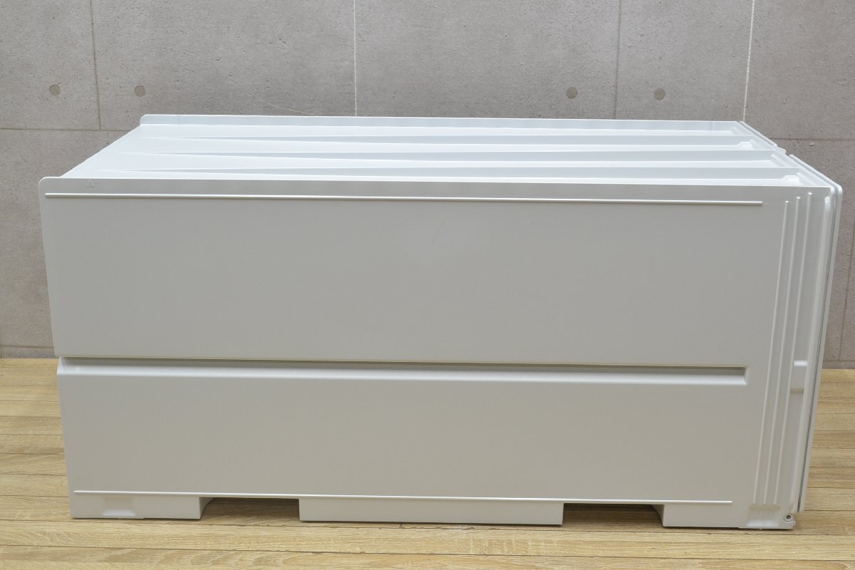 C2642■Tupperware タッパーウェアー■スーパーチェスト■衣装ケース■クローゼット収納■2段小引出し_画像5