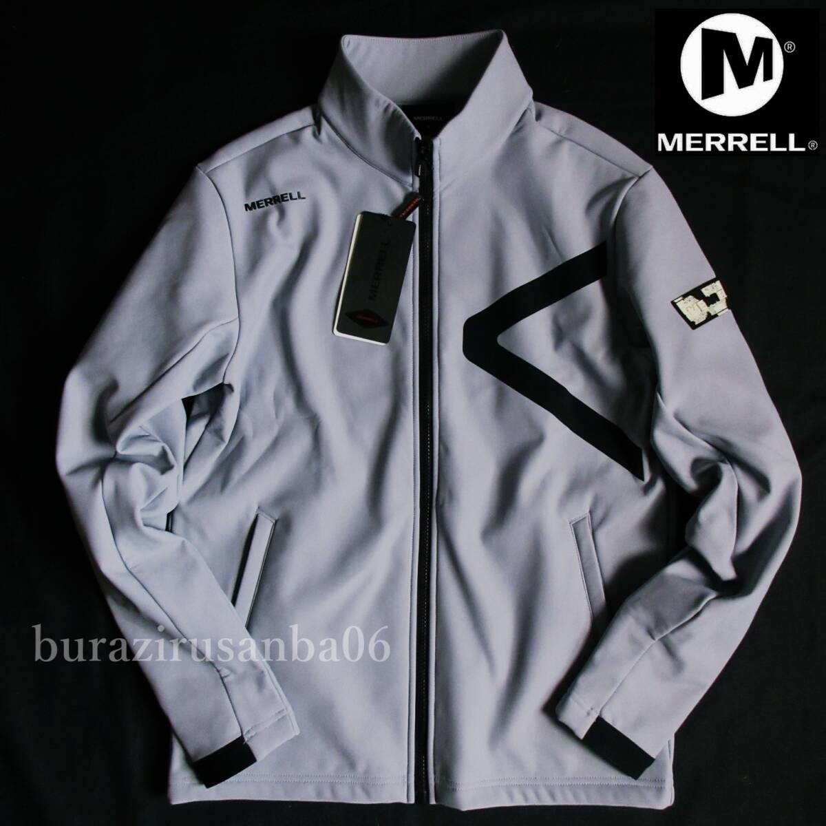 メンズ L ◆未使用 定価20,900円 MERRELL メレル 裏フリース フルジップ ジャケット ストレッチ アウトドア アウター _画像1