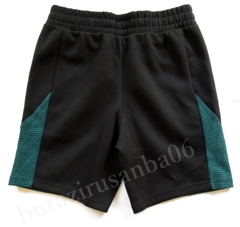 US/M 日本L相当◆未使用 PUMA プーマ × メルセデス ベンツ コラボ スウェット ハーフパンツ 上質な風合い メルセデスAMG 599611 ブラック_画像6