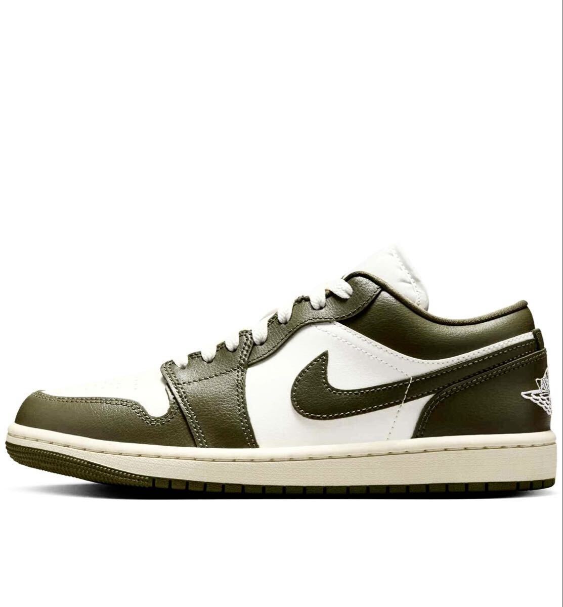 ☆送料込■新品26.0cm■ナイキ エア ジョーダン１LOW セイル/ココナッツミルク/ミディアムオリーブAIR JORDAN 1 【定価.16500円】_画像10
