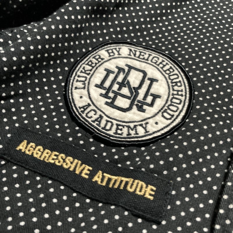 LUKER BY NEIGHBORHOOD★名作★TREK/C-JKT★胸ワッペン ドット切替マウンテンパーカー トレッキング 背ポケット大容量 黒 M ネイバーフッド_画像5