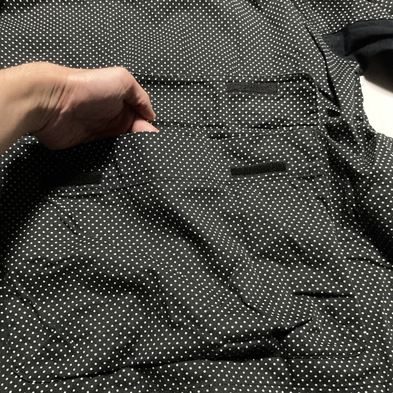 LUKER BY NEIGHBORHOOD★名作★TREK/C-JKT★胸ワッペン ドット切替マウンテンパーカー トレッキング 背ポケット大容量 黒 M ネイバーフッド_画像8