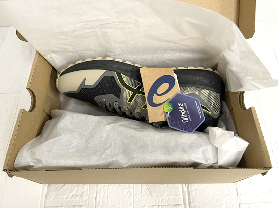 ①未使用品 アシックス asics GEL-SCRAM 6 メンズ ランニングシューズ トレイルラン 25.5cm BLACK/NEON LIME スニーカー 靴 札幌市 白石店_画像7