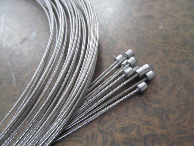 (^－^)　〒110円　シフト　ステンレス　インナーワイヤー　1本【千葉市引取OK?パパチャリ】