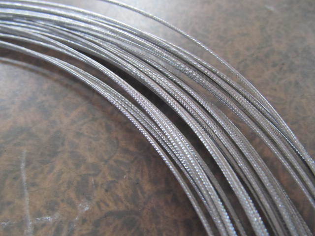 (^－^)　〒110円　シフト　ステンレス　インナーワイヤー　1本【千葉市引取OK?パパチャリ】