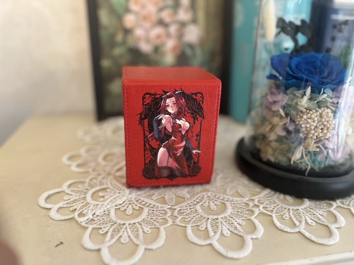 遊戯王 ディスプレイ付き デッキケース 十六夜アキ ブラックローズ ローダー付_画像4