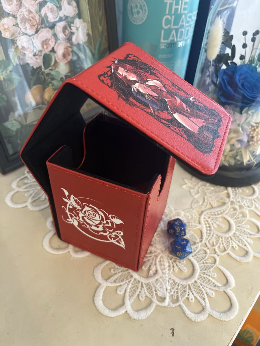 遊戯王 ディスプレイ付き デッキケース 十六夜アキ ブラックローズ ローダー付_画像2