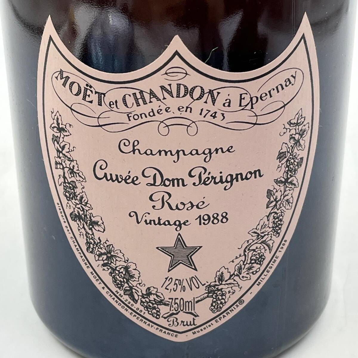 B3549★訳アリ! 未開栓 キュヴェ ドンペリニヨン ロゼ ヴィンテージ 1988 シャンパン 容量750ml アルコール12.5％