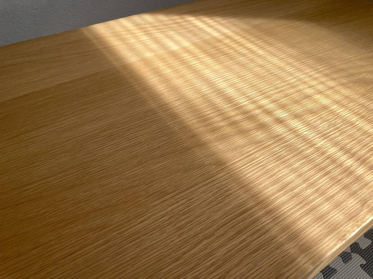 美品 高野木工 レッチェ リビングテーブル 120 WO ホワイトオーク ナチュラルデザイン 北欧_画像3