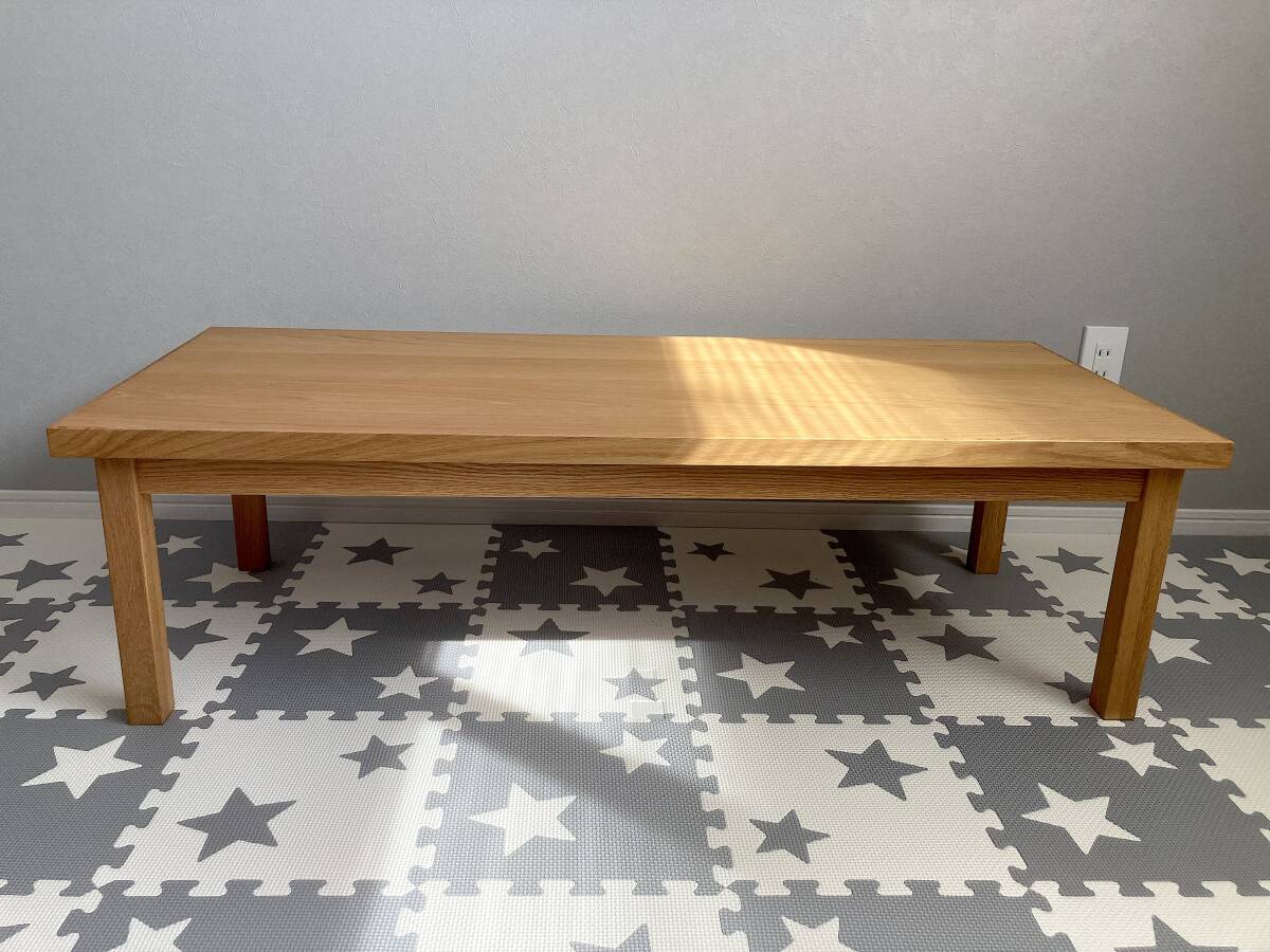 美品 高野木工 レッチェ リビングテーブル 120 WO ホワイトオーク ナチュラルデザイン 北欧_画像2