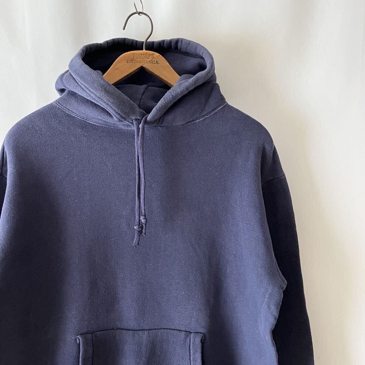 XL! 50s PILGRIM 無地 セットイン スウェット パーカー ネイビー ビンテージ 50年代 ピルグリム フーディ オリジナル ヴィンテージ_画像1