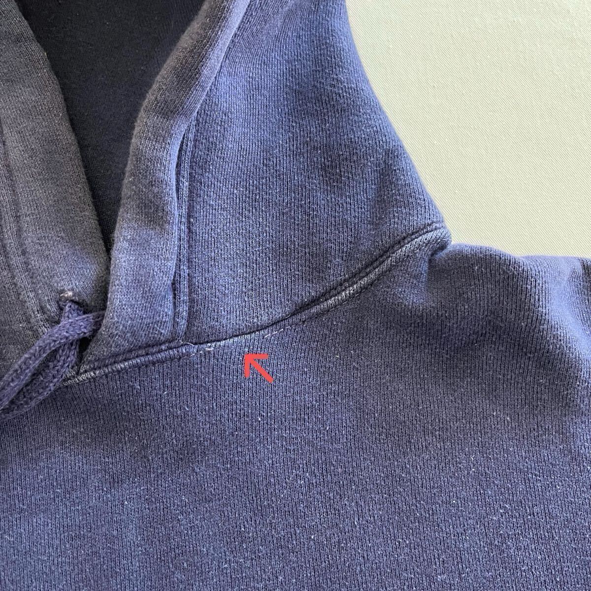 XL! 50s PILGRIM 無地 セットイン スウェット パーカー ネイビー ビンテージ 50年代 ピルグリム フーディ オリジナル ヴィンテージ_画像6