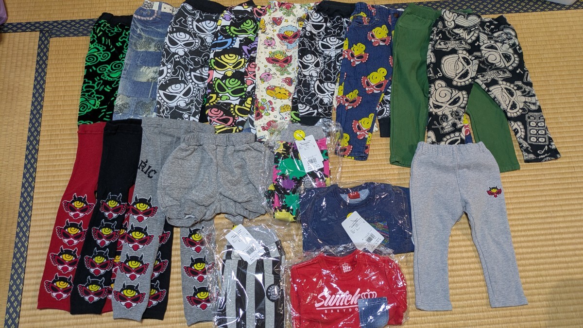 ⑦90サイズ長ズボンタイツトレーナー合計18點