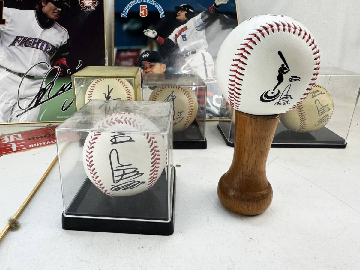 野球グッズ H1 まとめ サイン 色紙 ボール 松井秀喜 長嶋茂雄 王貞治 新莊剛志 中村紀(jì)洋 ローズ など いろいろ ジャイアンツ 當(dāng)時物 １円～