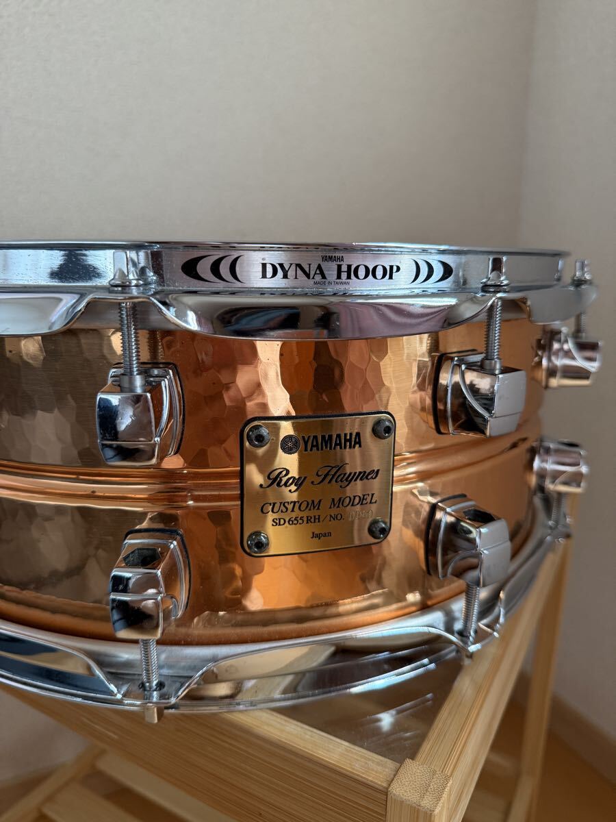 YAMAHA Roy Haynes Custom Model スネアドラム SD-655RH 極美品 希少 スネア_画像2