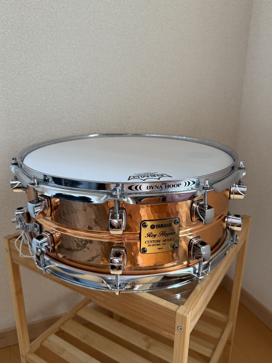 YAMAHA Roy Haynes Custom Model スネアドラム SD-655RH 極美品 希少 スネア_画像4