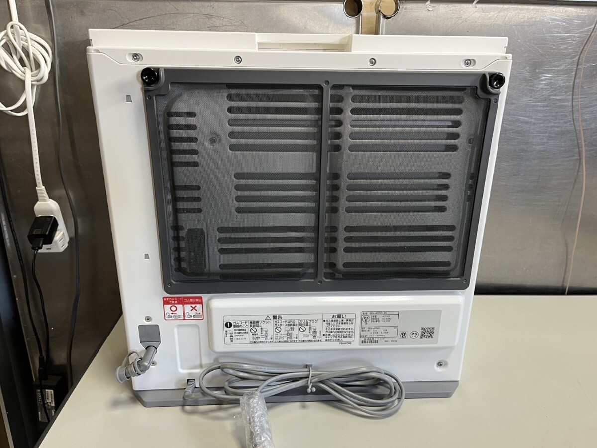 ○ NORITZ ノーリツ 都市ガス用 ガスファンヒーター GFH-4006S-W5 展示保管品 12A13A 未使用ガスホース付屬 ④