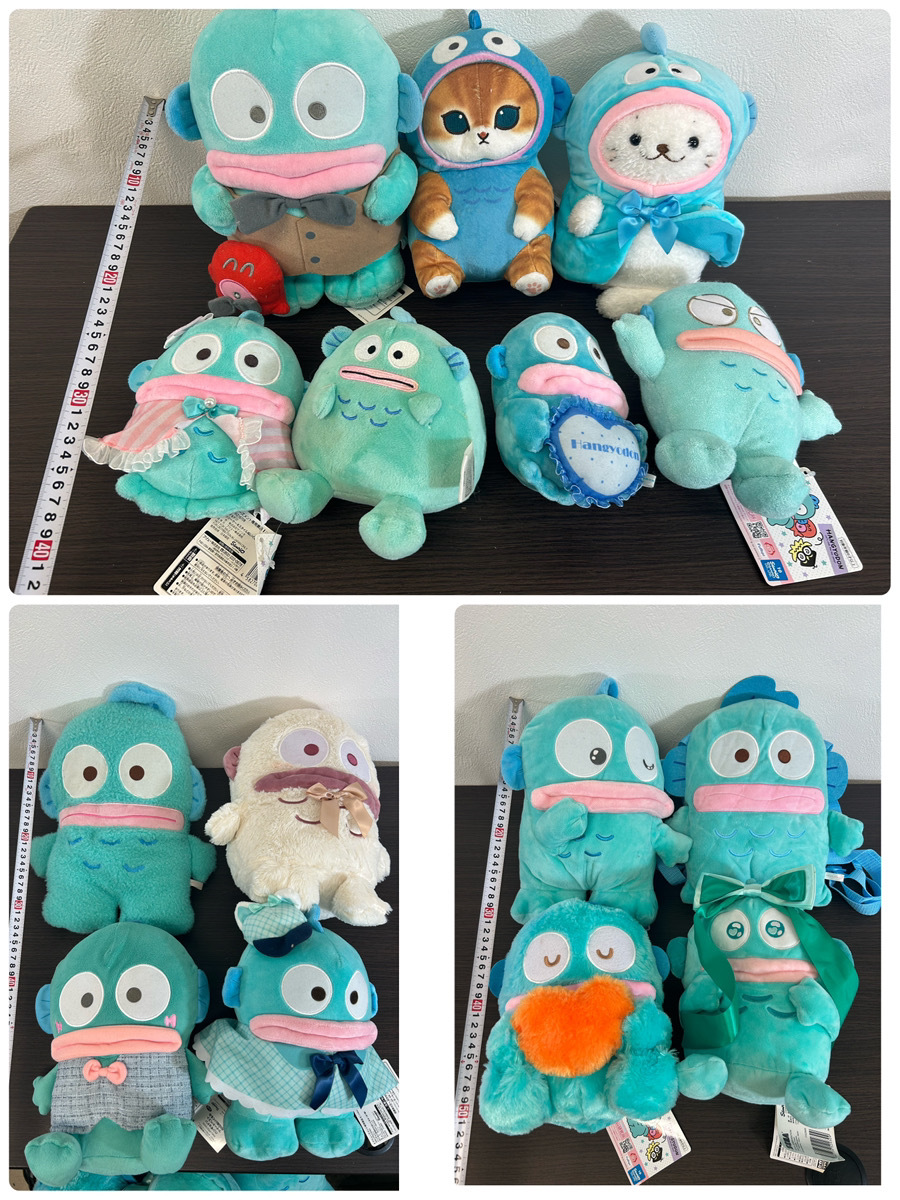 11364-012★サンリオハンギョドン60個以上まとめ マスコット ぬいぐるみ/リュック/ポーチ/キーホルダー/mofusand/ミルキーホワイト★