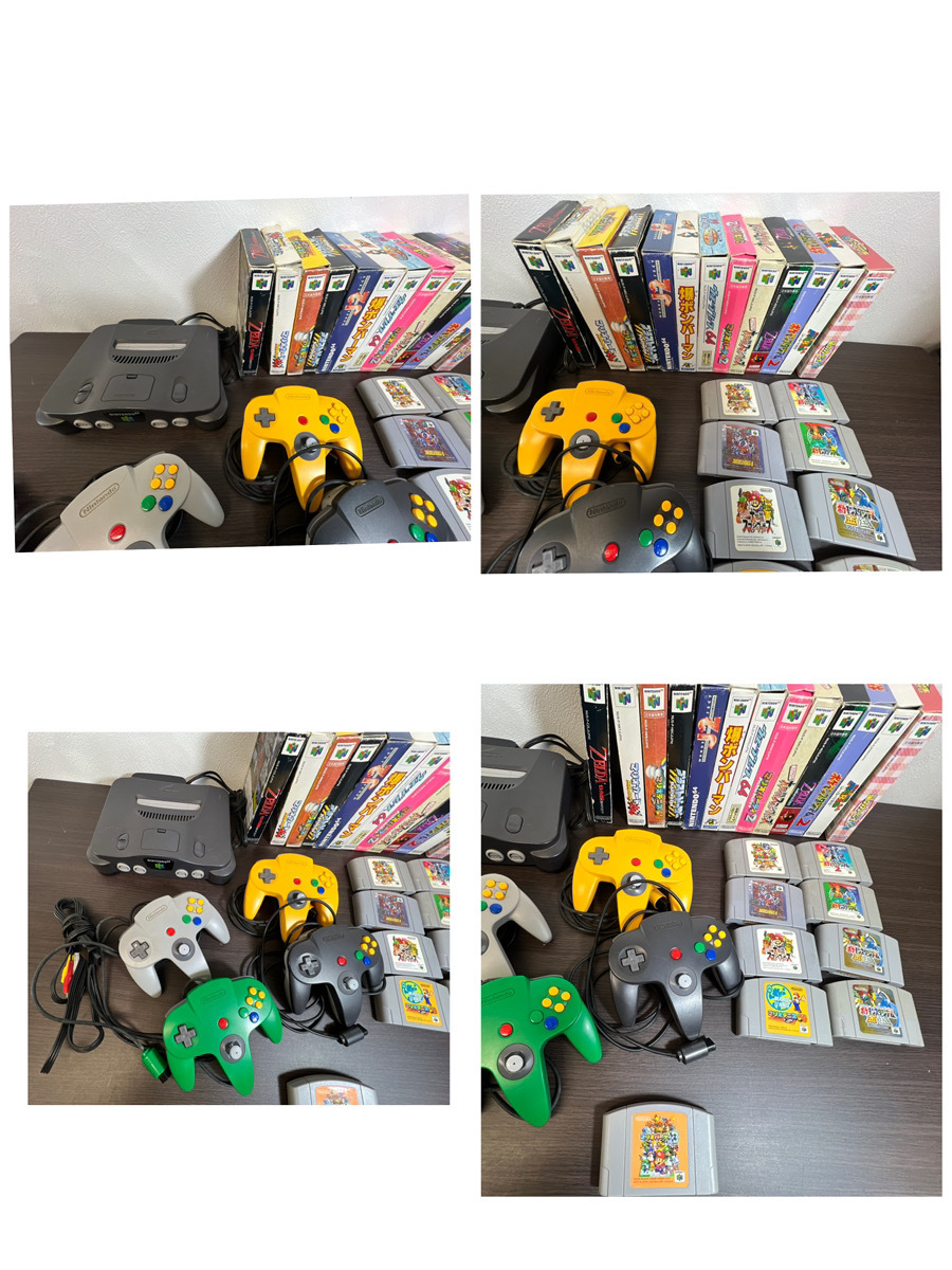 11419-017★Nintendo64/ニンテンドー64/本體/NUS-001(JPN)/ソフト/20點(diǎn)以上/マリオ/ゼルダ/カービィ/ポケモンスタジアム/金銀2/他多數(shù)★