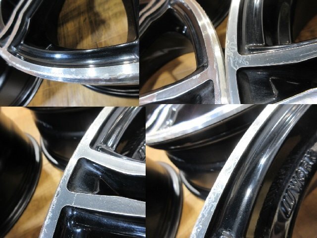 WORK シュヴァート SC1M アルミホイール 4本 4H-100 16インチ 6.5J+50 ヴィッツ GE GP GK GR フィット RS シャトル フリード グレイス 他_画像5