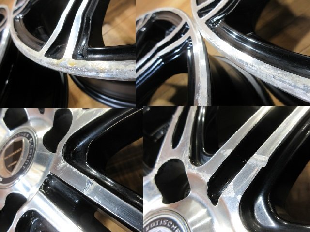 WORK シュヴァート SC1M アルミホイール 4本 4H-100 16インチ 6.5J+50 ヴィッツ GE GP GK GR フィット RS シャトル フリード グレイス 他_画像6