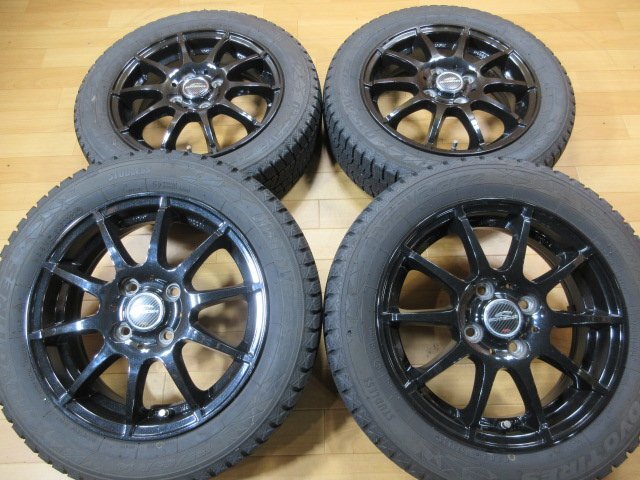 溝十分有り! ワゴンR ラパン タント ウェイク N-BOX N-ONE ek デリカミニ ホイール スタッドレス 4本 14インチ 155/65R14 トーヨー 2022年_画像1