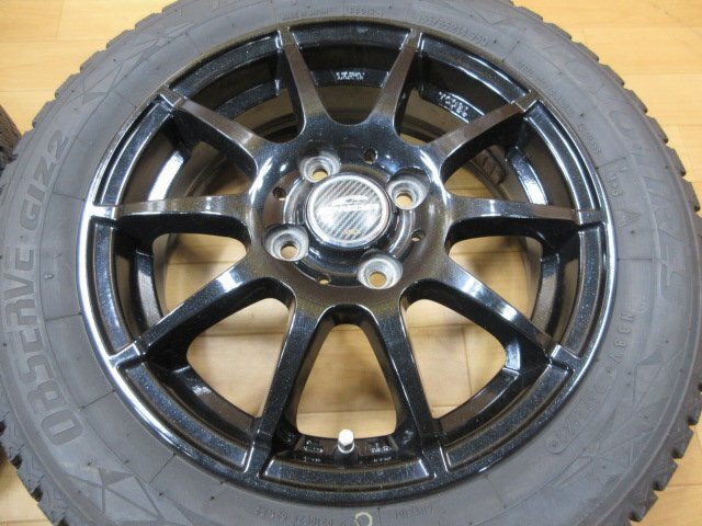 溝十分有り! ワゴンR ラパン タント ウェイク N-BOX N-ONE ek デリカミニ ホイール スタッドレス 4本 14インチ 155/65R14 トーヨー 2022年_画像4