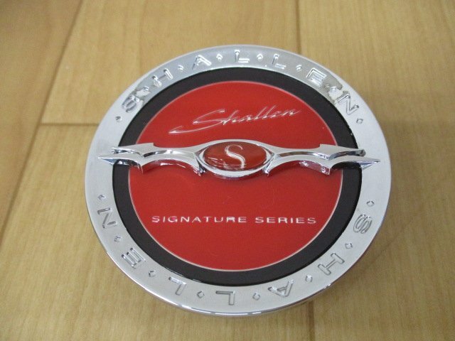 共豊 KYOHO AME SHALLEN シャレン XF-55 アルミホイール用 中古センターキャップ 4個/4枚 シグネチャー_画像5
