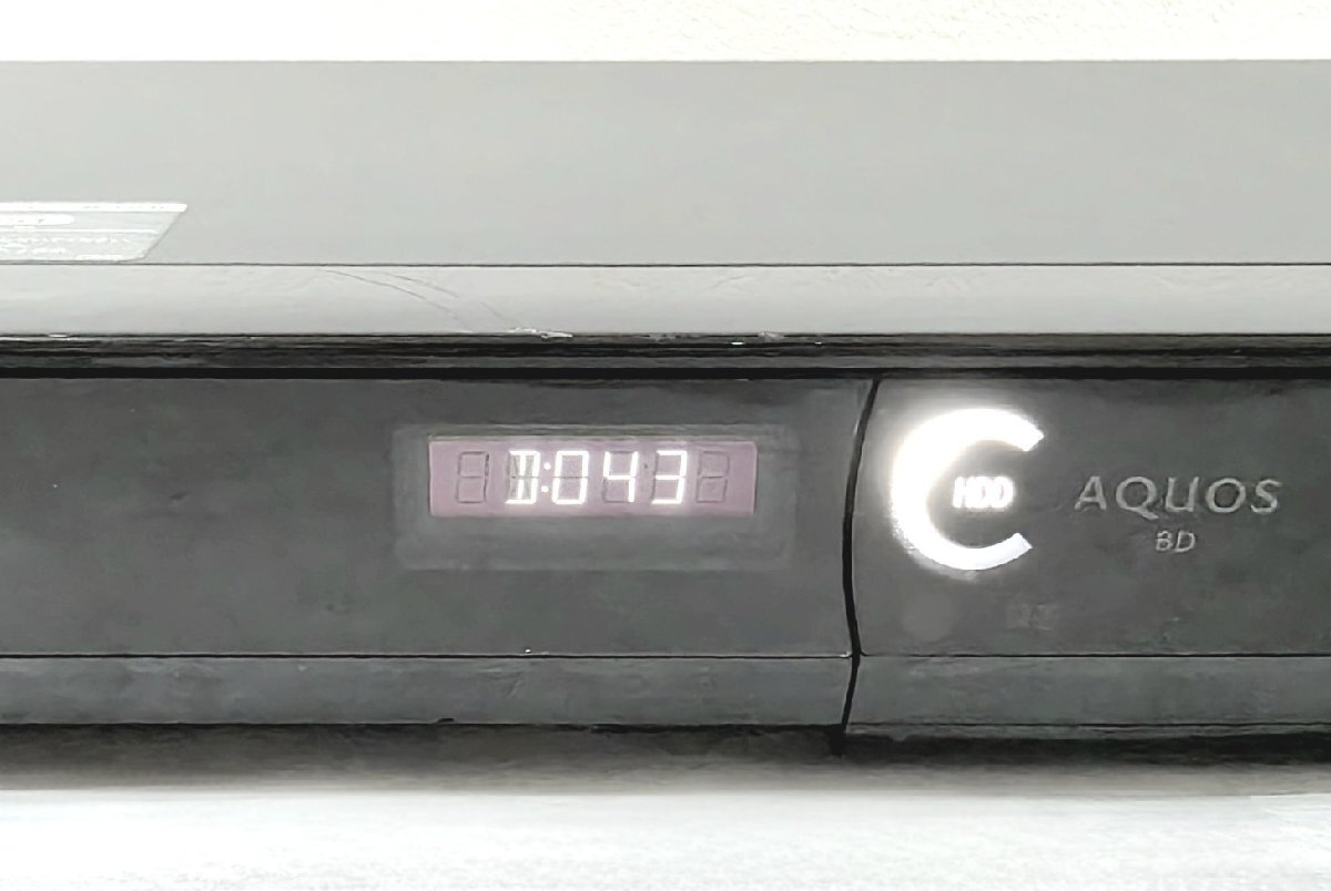 【ジャンク】SHARP シャープ AQUOS ブルーレイレコーダー BD-S520 2013年制 ダブルチューナー搭載 修理 部品取り HMY