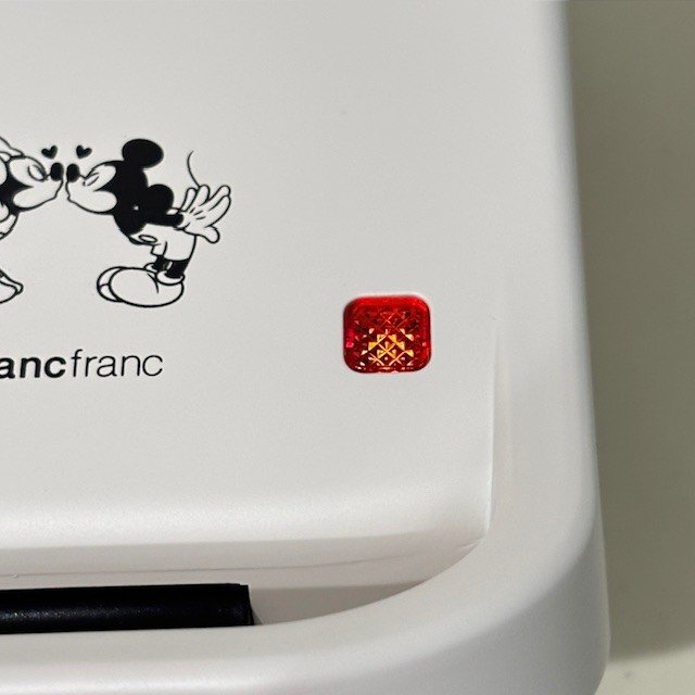 【未使用】francfranc　ディズニー　プレスサンドメーカー　RPS-2 ホワイト　ミッキー　ミニー　両面焼き目　5段階調(diào)整　調(diào)理家電　HMY