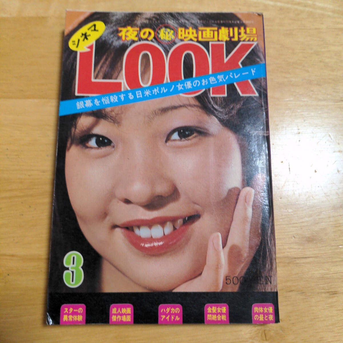 シネマLOOK 1976年3月號 KKサン出版 深見ジュン/津川泉/福原秀美/南ゆき/茜ゆう子/東てる美 他