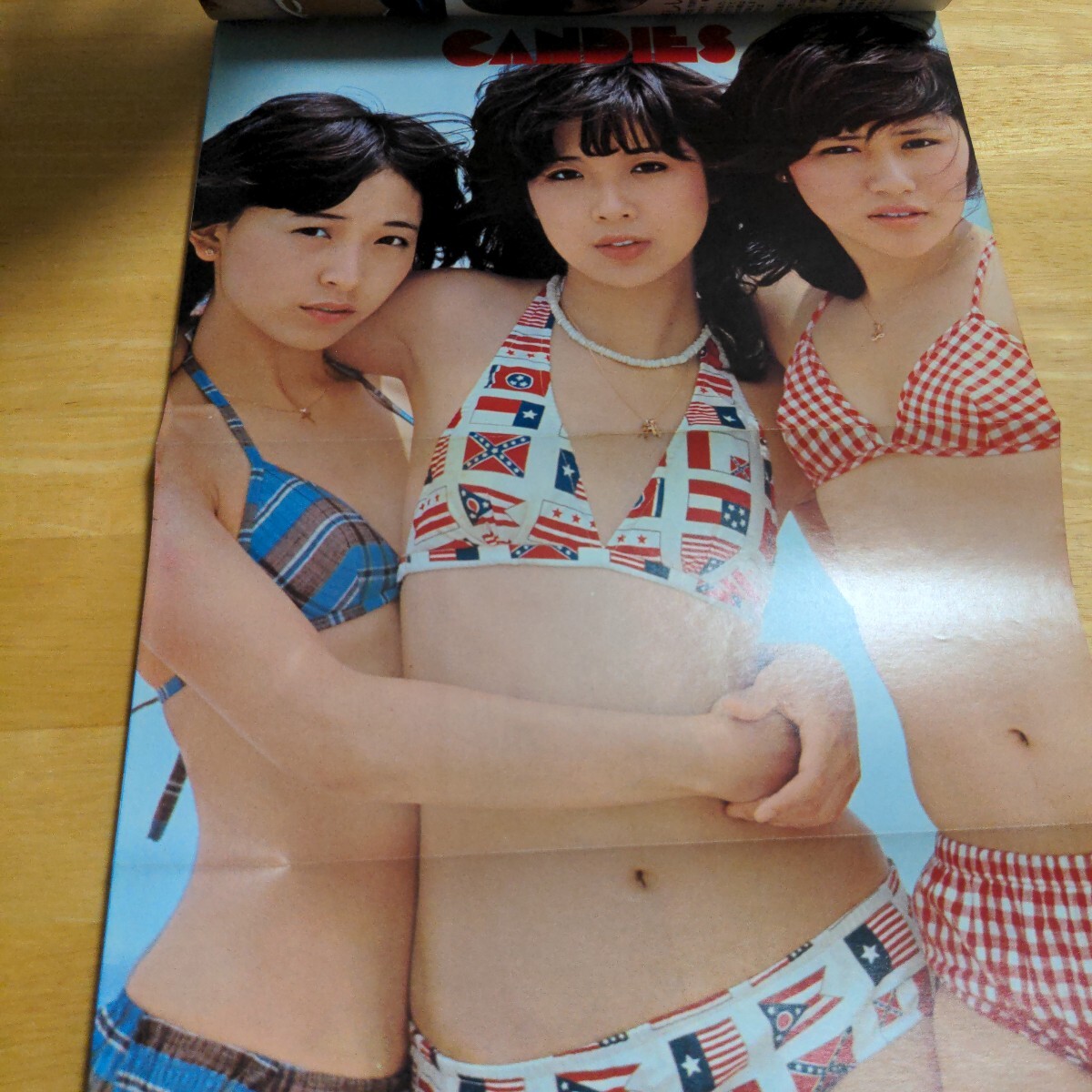 明星 1975年9月 郷ひろみ 岡田奈々 西城秀樹豊川誕 南沙織 山口百恵 野口五郎 巖崎宏 桜田淳子 麻丘めぐみ あいざき進(jìn)也 キャンディーズ