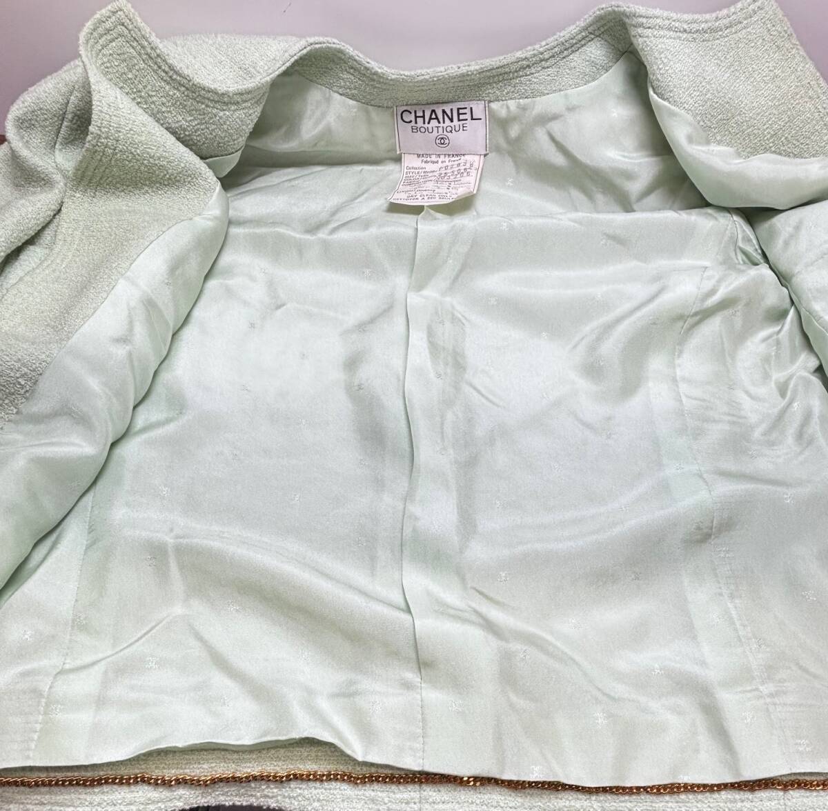 CHANEL セットアップ サイズ42 ジャケット＆スカート シャネル スーツ上下