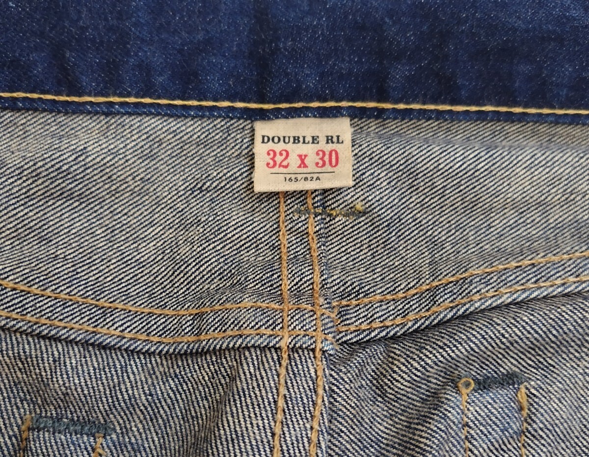 RRL RR L тонкий narrow / Denim брюки / джинсы / 32x30 / USA производства 
